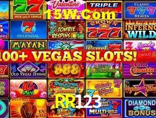 Tela de boas-vindas e lobby de jogos do aplicativo RR123